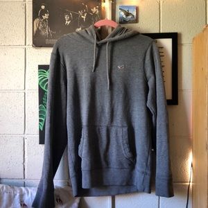 Men’s grey hollister hoodie